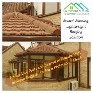 Conservatory Conversions | Sealing roofing joints | Flexim Roof Putty