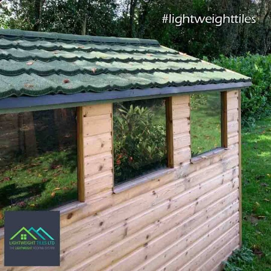 Cheap plastic garden shed roof replacement tiles by Lightweight tiles