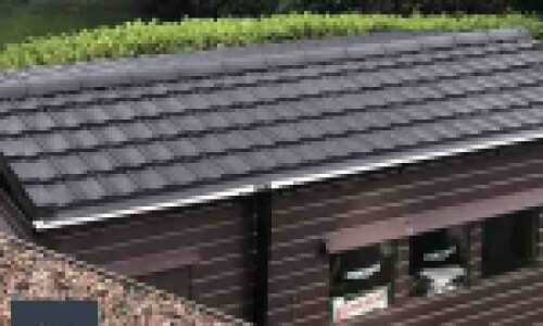 Shed Roof replacement with cheap black Light Roofing Tiles | Lightweight Tiles 