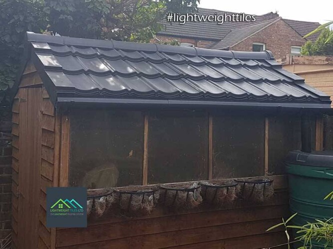 Cheap black shed roof replacement tiles | lightweight tiles