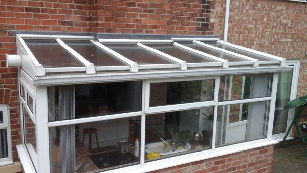 LightWeight Tiled conservatory roof with a low pitch