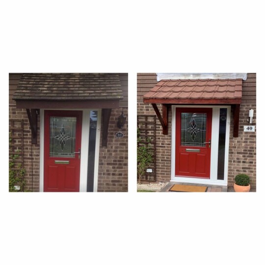 JW Brown House Porch Collage