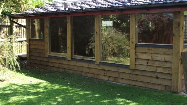 Mr P and his plastic LightWeight Roofing System Sheds