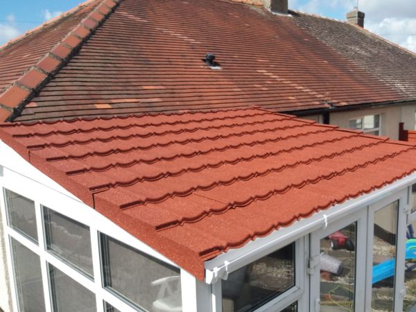 Flat to Pitched roof using LightWeight Tiles 