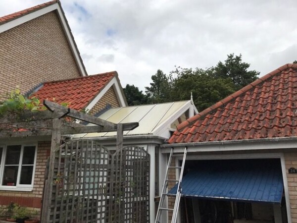 Tiled Conservatory Roof Case Study Red Smooth Tiles