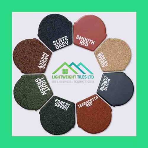 Photo of Lightweight Roofing Tiles 8 Coloured End Caps